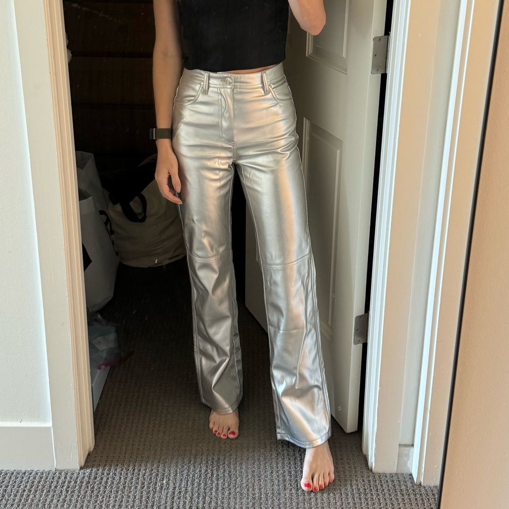 Silver Bershka Pants XS